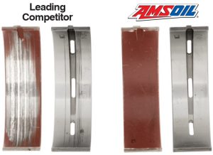 AMSOIL Engine Bearing Wear vs the competition