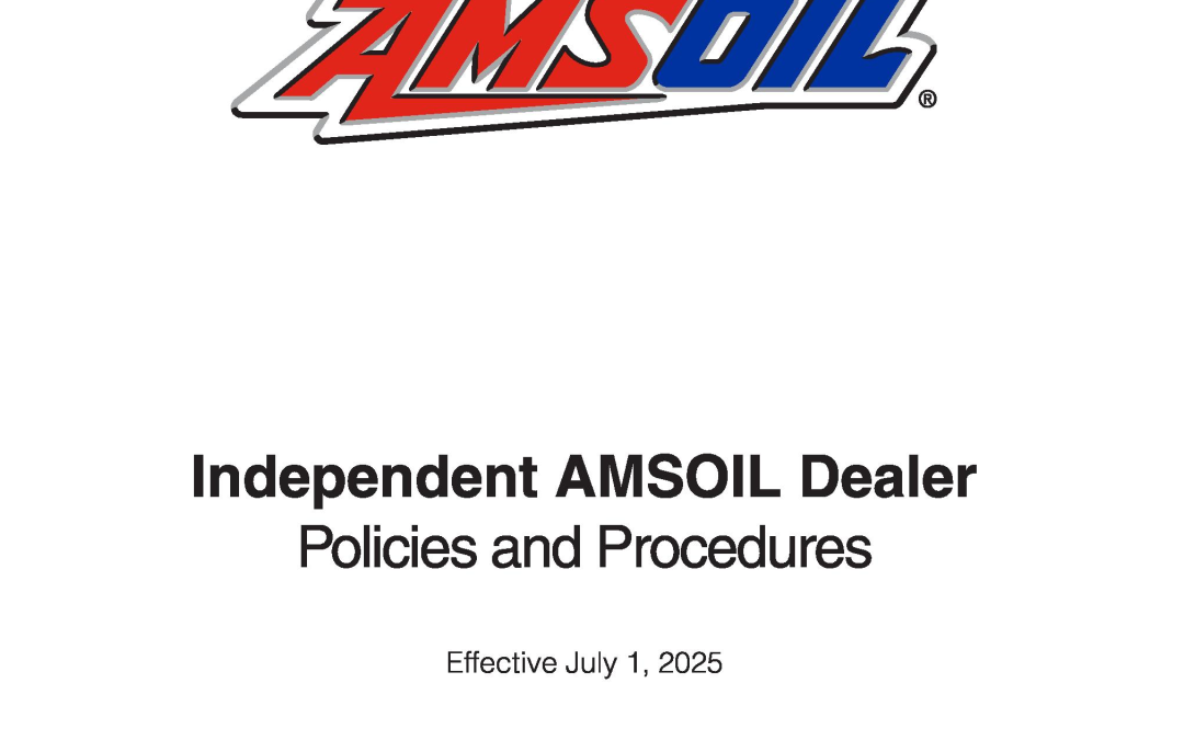 AMSOIL Dealer Policies and Procedures G4000